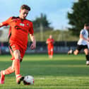 In-demand Harrison Brook in action for AFC Portchester. Picture by Nathan Lipsham.