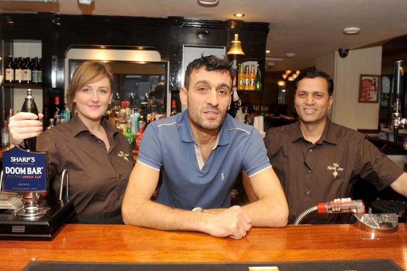 From left, bar supervisor Chelsea Fitton, landlord Ali Ozeemir and bar manager Antonio Fernendez at The North Star in Fareham Road, Gosport in 2016 (161724-9984)