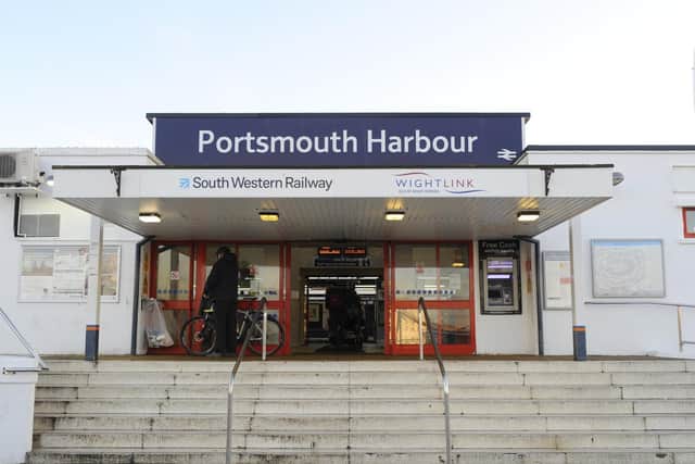 Portsmouth Harbour station. Picture: Malcolm Wells 