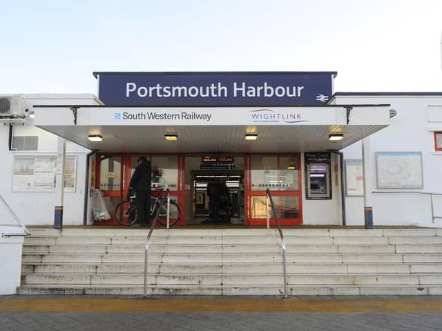 Portsmouth Harbour station. Picture: Malcolm Wells 