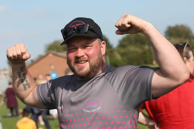 Rugby Against Cancer founder Aaron Beesley at Rugby Camp. Picture: Sam Stephenson