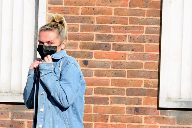 Kerry Claridge, 32, of St Paul's Square, Southsea, admitted to stealing from 81-year-old Joyce Cooper after being caught on CCTV installed by her concerned grandson Stuart Vaizey.Picture: (191020-8024) 