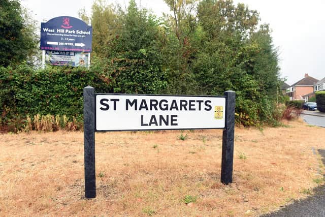 St Margaret's Lane in Titchfield, Fareham. Picture: Sarah Standing (160822-1850)