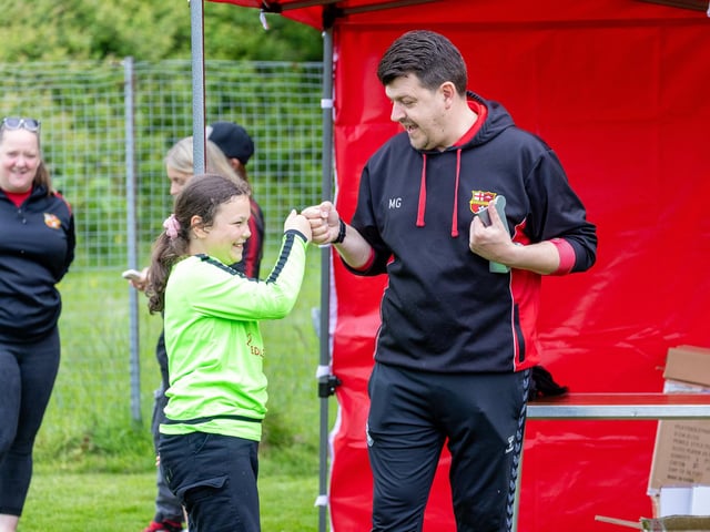 Families joined players and staff at an awards ceremony and fun day on Stubbington Recreation Ground on Saturday afternoon. Pictured - Everyone had a great time, enjoying the games on offerPhotos by Alex Shute