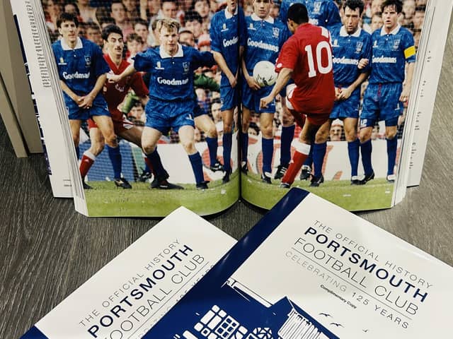 The Official History of Portsmouth Football Club goes on general sale on Monday