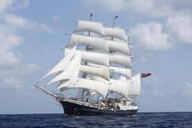 The Jubilee Sailing Trust operates the tall ship Tenacious. 