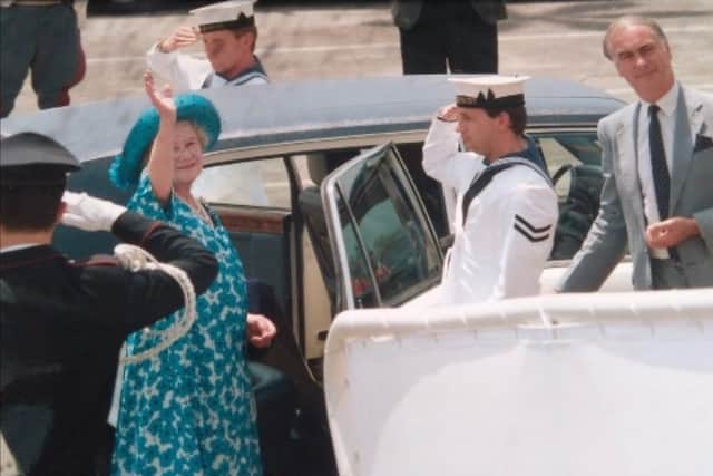 Barry Spencer and The Queen Mother