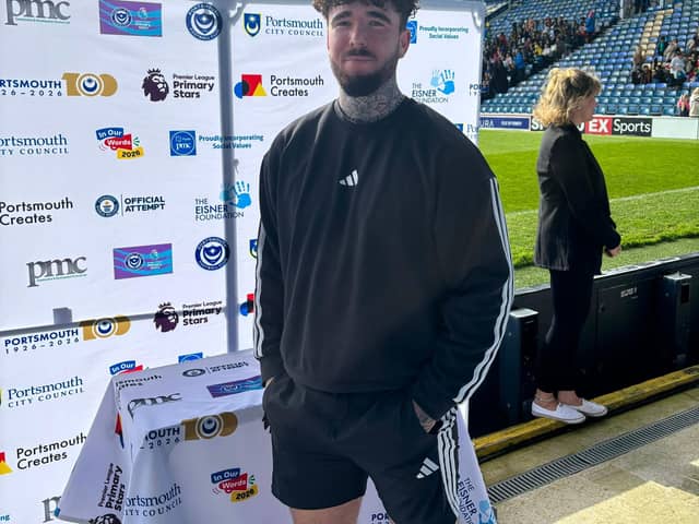 Freestyle star Jay Rosa at Fratton Park Stadium