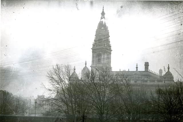The Guildhall in the Blitz, January 10, 1941
