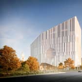 The new University of Portsmouth building proposed new academic building Picture: FCBS