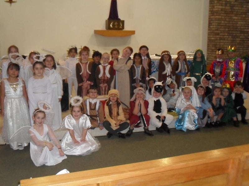 Students at St Paul's Catholic Primary School have put on a nativity show.  Picture: Submitted