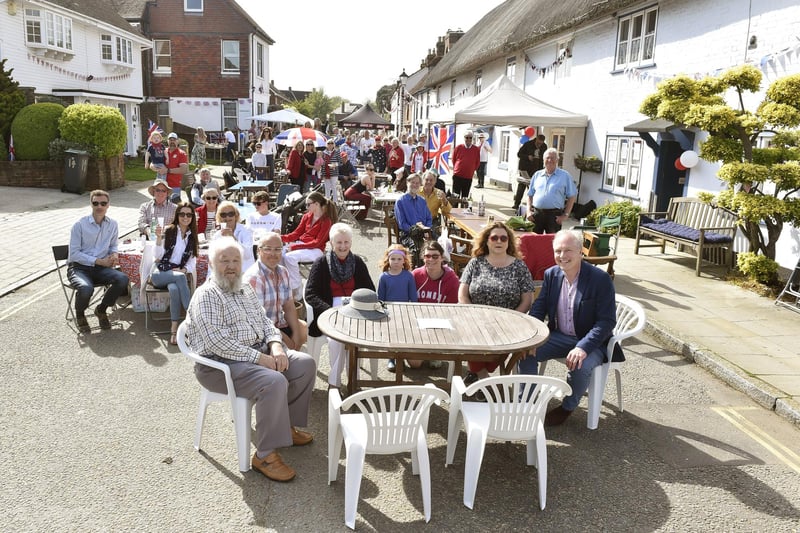 Langstone High Street held a street party on Sunday to mark King Charles III Coronation (070523-3669)