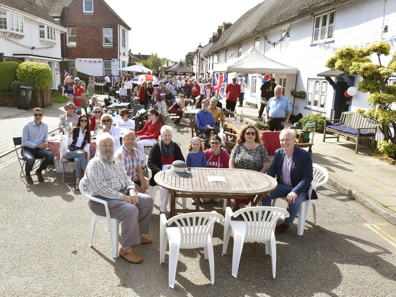 Langstone High Street held a street party on Sunday to mark King Charles III Coronation (070523-3669)