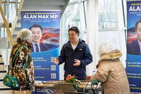 Havant MP Alan Mak held his latest residents' advice surgery at Havant Garden Centre
