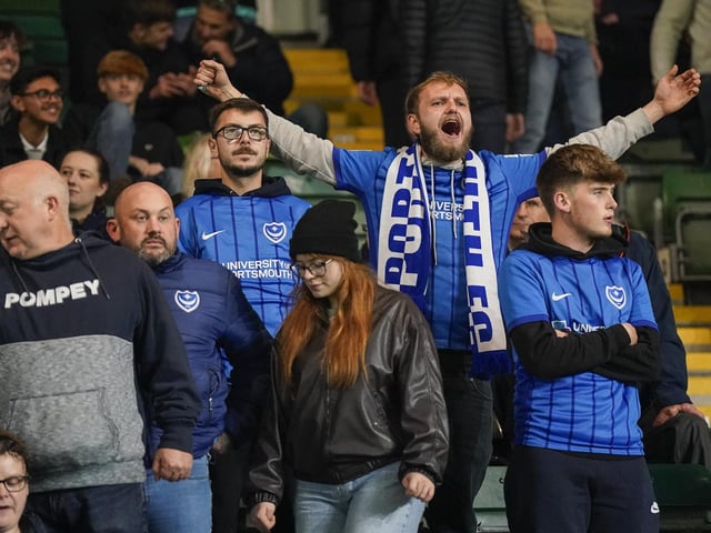 1,143 Pompey fans made the midweek trip to Plymouth Argyle's Home Park.