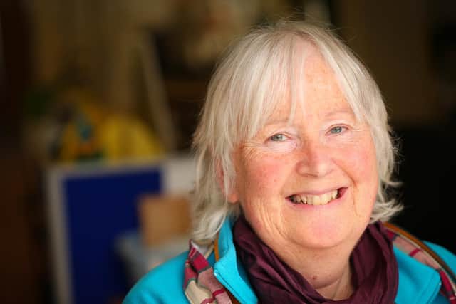 Jane Winfield from Southsea, who has MS.
The Solent MS Therapy Centre in Hewett Road, North End, is taking part in the National Multiple Sclerosis Centres Activity Challenge for MS awareness week
Picture: Chris Moorhouse (jpns 270422-06)