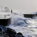 Storm Eunice in Portsmouth on Friday, February 18, 2022. Picture: Habibur Rahman