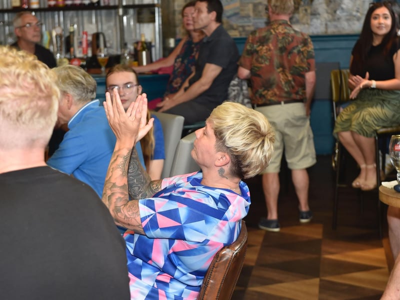 Fans at the The Shepherd's Crook Pub and Kitchen in Milton watching the game
