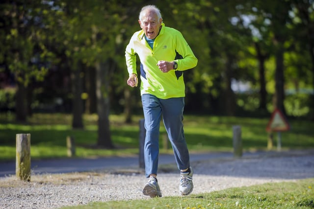 Peter Adams, (85) is a regular parkrunner who still regularly runs in events. 

Picture: Allan Hutchings (060670-4766)

