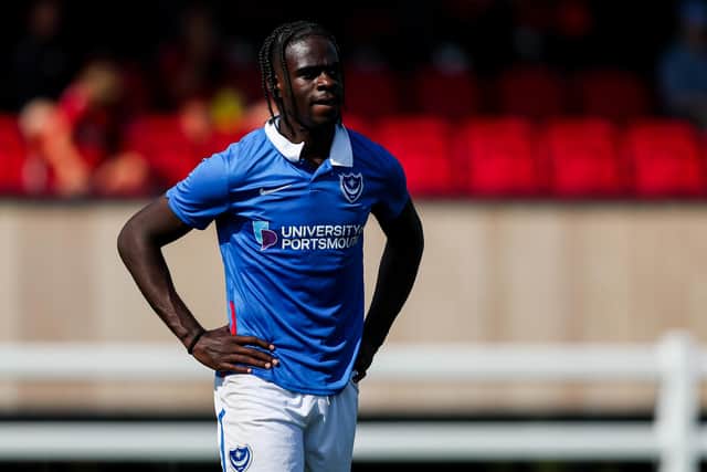 Pompey triallist Jay Mingi  Picture: Rogan/JMP