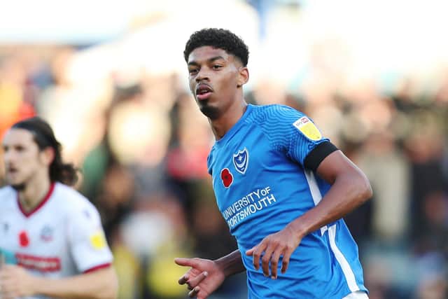 Pompey forward Reeco Hackett