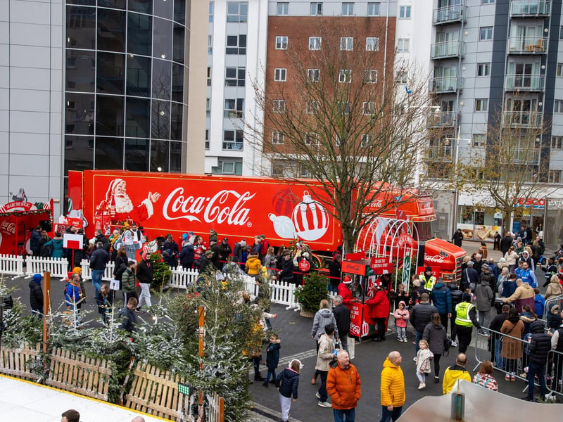 Pictured - Coca Cola Truck from Kelso Events Ferris Wheel.