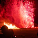 Fireworks & entertainment at HMS Sultan