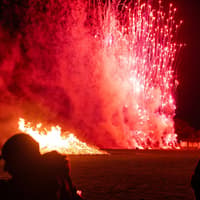 In pictures: HMS Sultan Bonfire and Fireworks Night returns with a bang