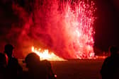 Fireworks & entertainment at HMS Sultan