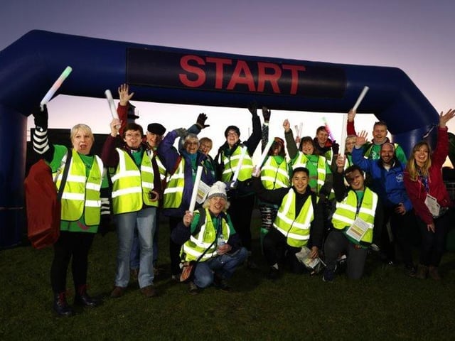 The Southsea Glow Walk on March 18, 2022