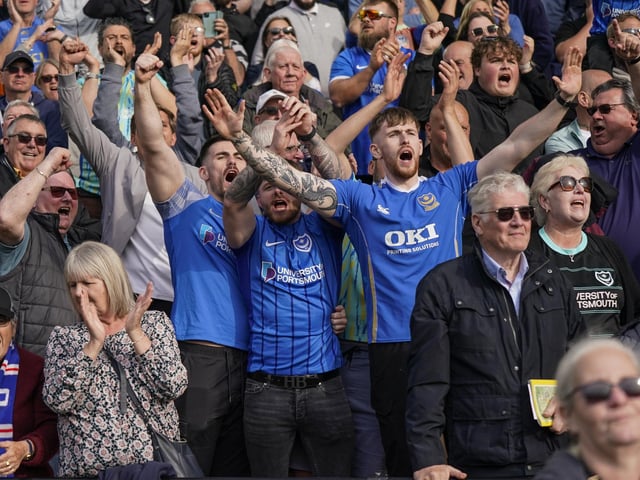 1,889 made the trip to see Pompey's 5-3 win at Carrow Road.