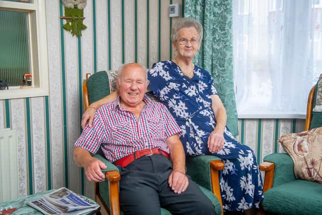 Marian and John Tuckey celebrate 60 years of marriage. Picture: Habibur Rahman