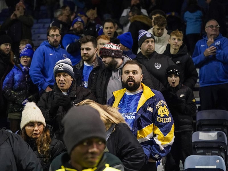 Many Pompey fans were at their defiant best against Blackpool - here's what our photographer Jason Brown captured of the day's events at Fratton Park.