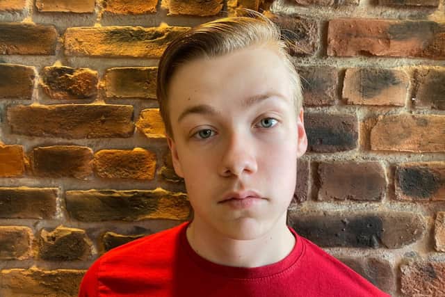 Alfie Wilkinson, 14, from Portsmouth, created ‘Egglien’ - an action platformer shooter where players use alien eggs to defeat their foes. Picture: BAFTA.
