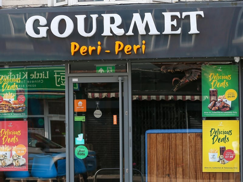 Here are some of the food and drink places in Albert Road, Southsea.      Picture: Chris  Moorhouse (280824-041)