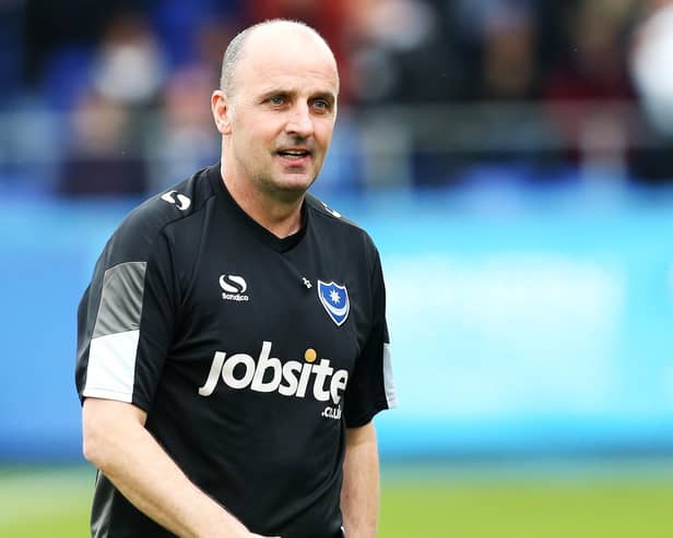 Former Pompey boss Paul Cook. Picture: Joe Pepler