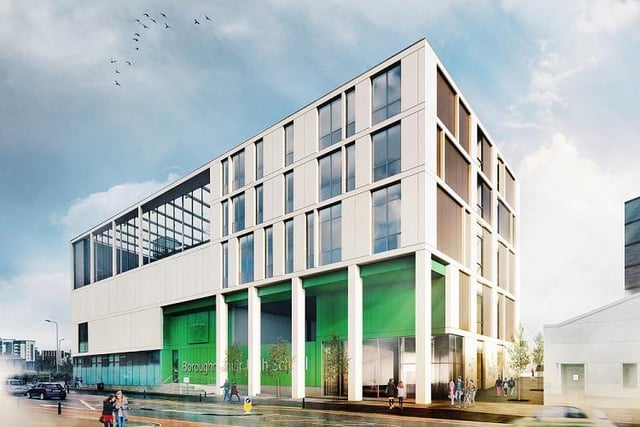 The £4.1 million extension of Boroughmuir High School will add 12 additional classrooms and a community facility and will be completed by this June.
