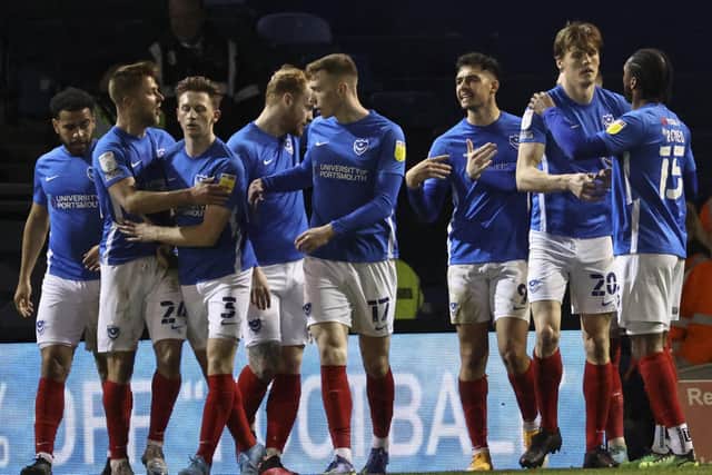 Pompey fans have reacted to the result against Burton. Photo:: Barry Zee