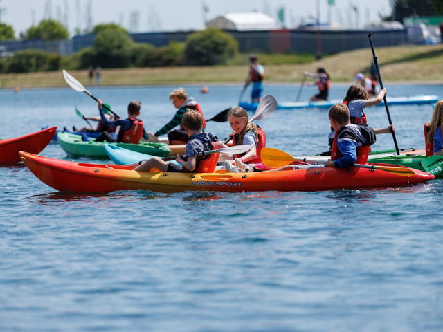 Kayaking was a popular activity at the festival. Picture:Marcin Jedrysiak