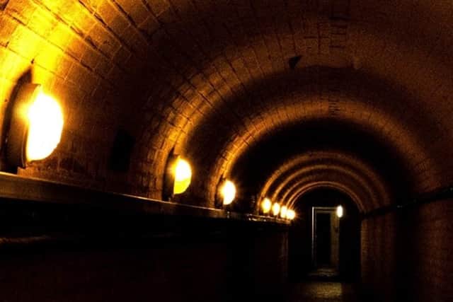 Tunnels underneath Fort Widley. Picture: Tony Ferguson.