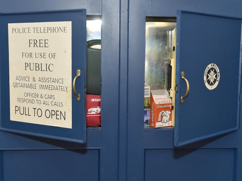 Lin's Thai Cafe in Elm Grove, Southsea, have created a Tardis themed toilet within their cafe. 

Picture: Sarah Standing