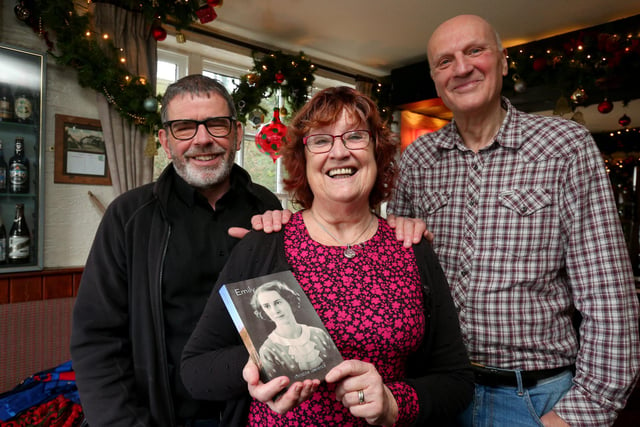 From left, Mark and Christine Lawrence, and Chris Wrein (corr). Christine is a local author and she and Chris performed at the fundraising gig. Radio Victory fundraiser for Rowans Hospice, which took place at The George Inn on Portsdown Hill Road
Picture: Chris Moorhouse