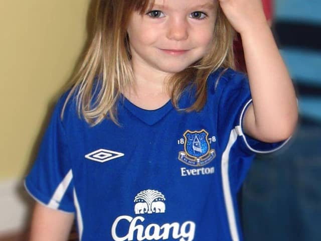 Madeleine McCann was 3 years old when she went missing in 2007 