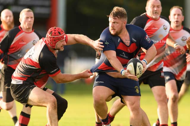 USP's Billy Rolfe in possession against Fareham Heathens. Picture: Keith Woodland