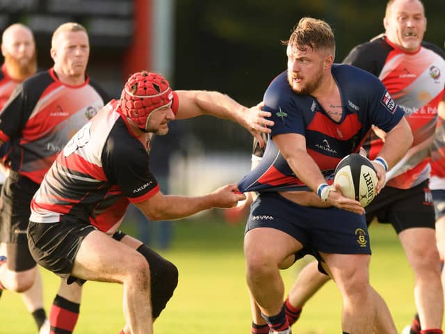 USP's Billy Rolfe in possession against Fareham Heathens. Picture: Keith Woodland