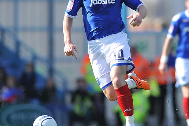 David Nugent discovered his best Pompey form in the Championship - with Steve Cotterill in charge. Picture: Steve Reid