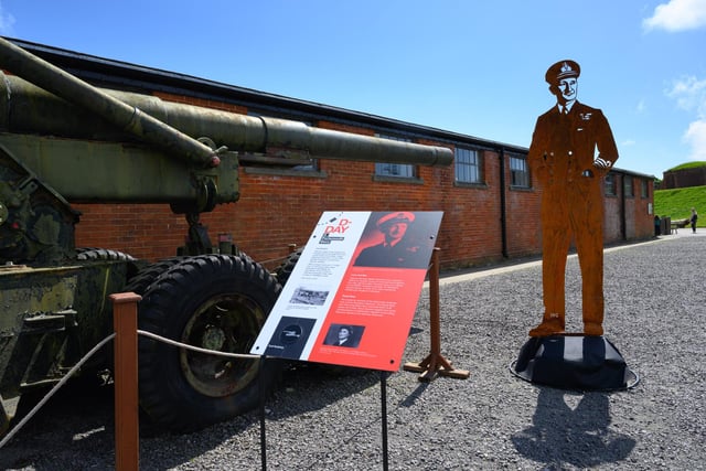 Pictured is: Capt. Michal Adrian Hemans was a gunnery office for assault group S covering Sword beach
Picture: Keith Woodland (260521-27)
