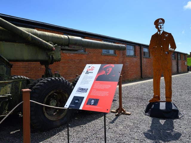 Pictured is: Capt. Michal Adrian Hemans was a gunnery office for assault group S covering Sword beachPicture: Keith Woodland (260521-27)