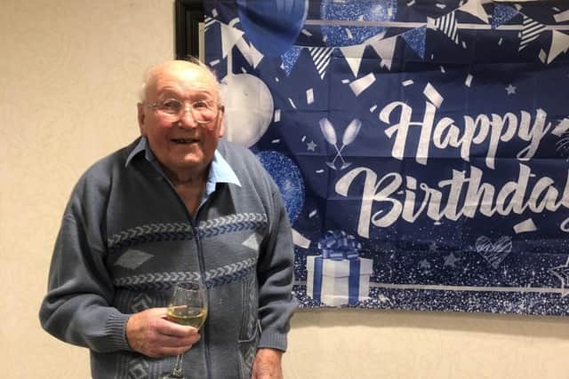 Parker Meadows resident Jeffrey Broadhurst celebrates his 101st birthday