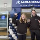 Alexandra Sports have opened their shop at 1000 Lakeside, North Harbour, Portsmouth   Pictured is: (l-r) Dawn Taylor, managing director, Sam Broad, buyer and sales manager and Emma-Leigh Harrison, manager.   Picture: Sarah Standing (211124-6176)